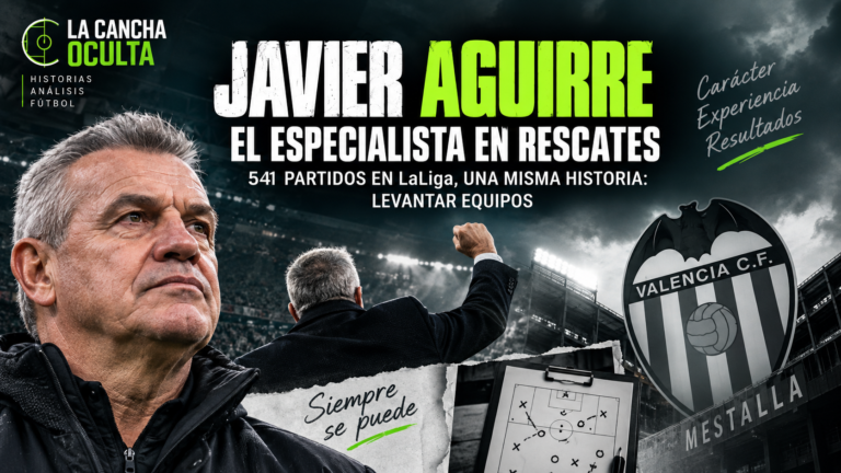 Javier Aguirre, especialista en rescates en LaLiga y posible entrenador del Valencia
