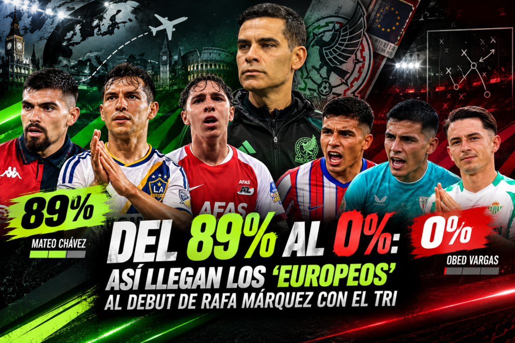 Rafa Márquez y los futbolistas mexicanos que juegan en Europa y MLS convocados a la Selección Mexicana